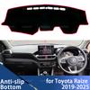 For Toyota Raize 2019 2020 2021 2022 2023 2024 2025 Dashboard Cover Dash Board Mat Carpet Pad Protection Sun Shade Cape Rug
