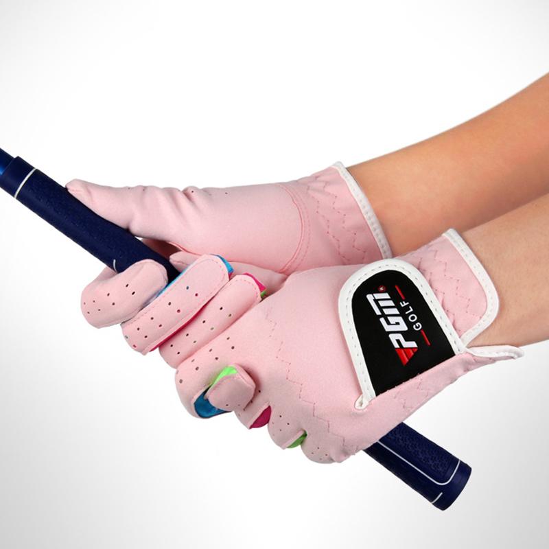 Children Golf Gloves Soft Comfortable Non Slip Breathable Glove Outdoor Mitts For Golf
