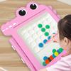 Kids Magnetic Drawing Board for Kids Large Doodle Board with Magnet Beads Pen Early Educational Montessori Toy Gift for Kid