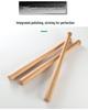Solid Beech Heavy-Duty Polished Wood Baseball Bat