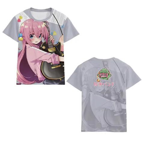 Anime Boqi Rock T-Shirt 3D-Druck Herren-T-Shirt Mode Streetwear Pfadfinder T-Shirt für Kinder