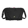 Recycled Polyester Messenger Bag, Shoulder Bag, Crossbody Bag Unisex Black KS8255
