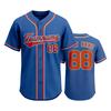 Anpassbares Baseballtrikot für Herren und Damen Button-Down Kurzarm Sporthemd Teamname Nummer Aufgedruckt Sportbekleidung