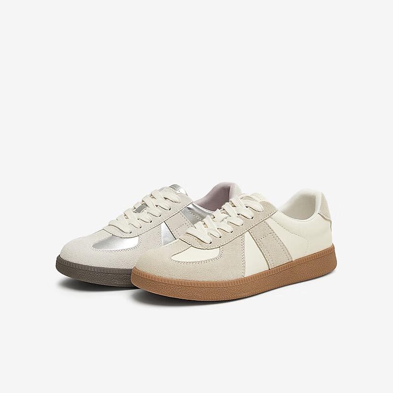 BASTO Women's Retro German Trainer Flats BG738AM5