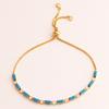 Luxury Rainbow Iced Out Zircon Tennis CZ Bracelet Women's Stretch Adjustable Bracelet Hippie Fashion Accessories Jewelry Gifts