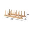 Fuji Boeki Bonheur Natural Wooden Dish Stand 94385