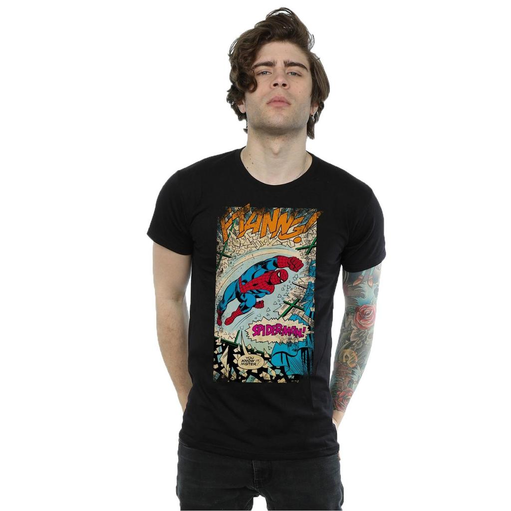Marvel Mens Spider-Man Ftanng T-Shirt