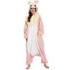 SAZAC Pink Rabbit Kigurumi (Adult) Fleece Animal Costume, 2933