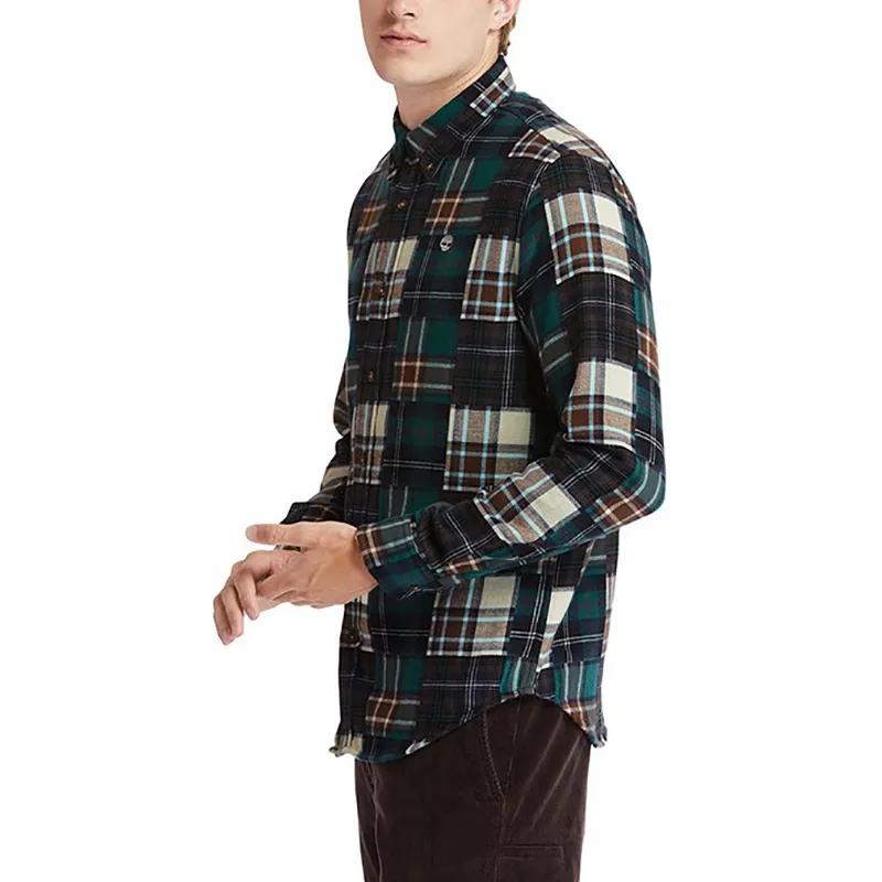 Timberland Shirt Men's Ocean Blue (Unisex) Shirts A2F4P AS6