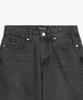 TOFFEE Wide Denim Pants (Deep Grey)