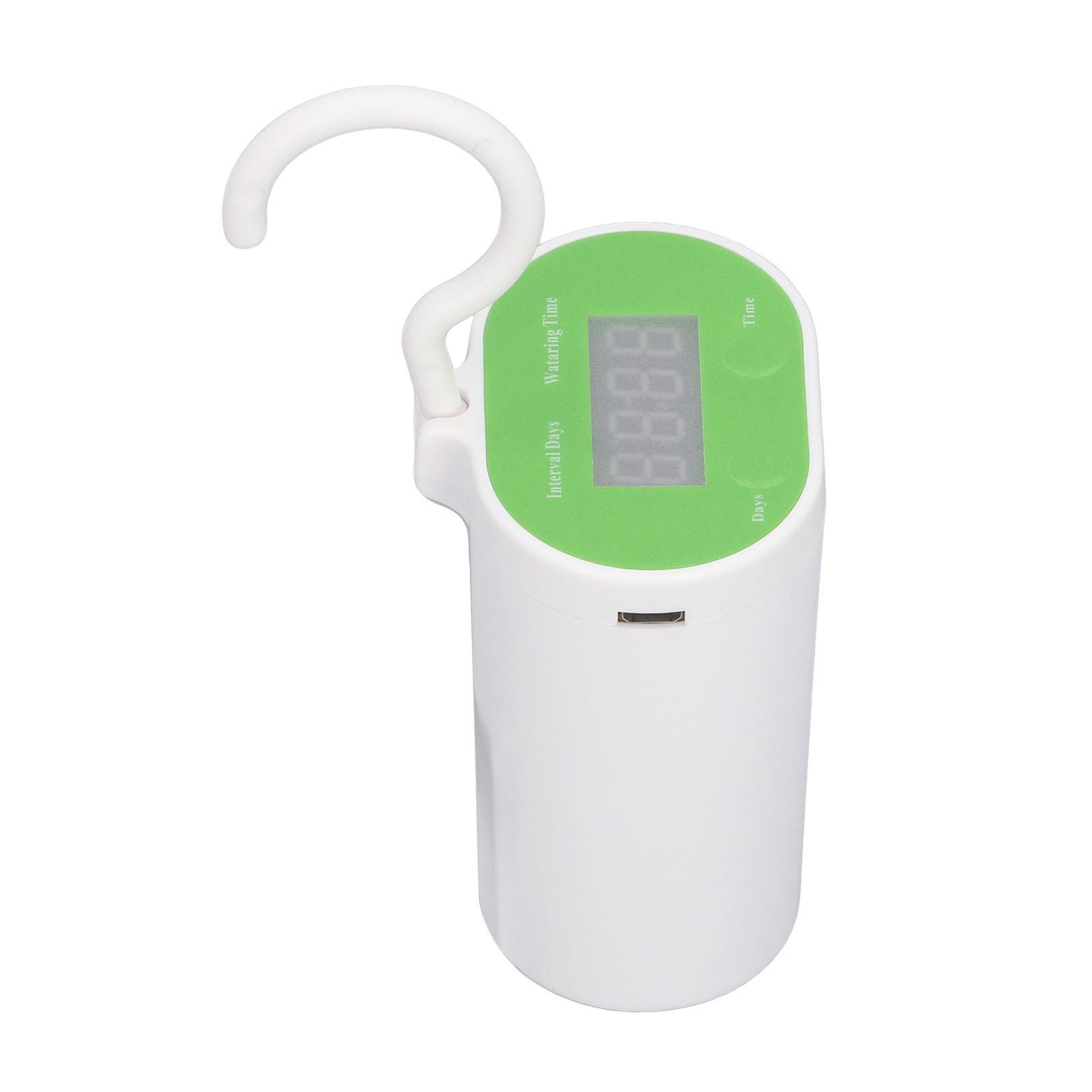 

Automatic Watering System ABS Indoor Self Watering Irrigation Kit with Timer for Potted Plants Green and White Drip