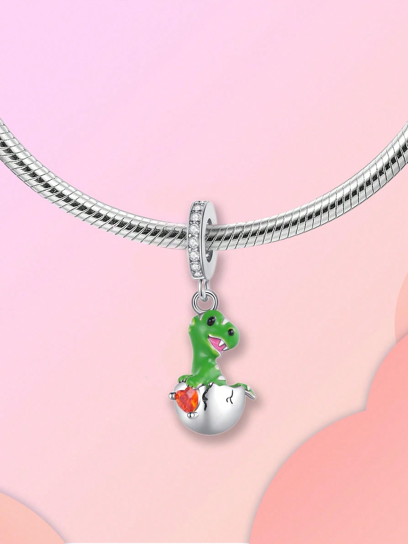 Шарм Плата Медные Цвета Динозавр Бусины Шармы Подвески Для Настоящих Браслетов Для Женщин Сделай Сам Украшения Подарки Любви