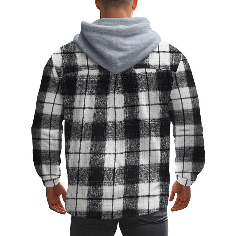 Men's Loose, Casual, Versatile Round-neck Multi-color Pullover Hoodie