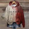 Spring And Autumn Fashion Men's Hoodie Bloody Cosplay 3D Print Hoodies Street Casual Boy Sweatshirt Women's Oversized Top Clothing