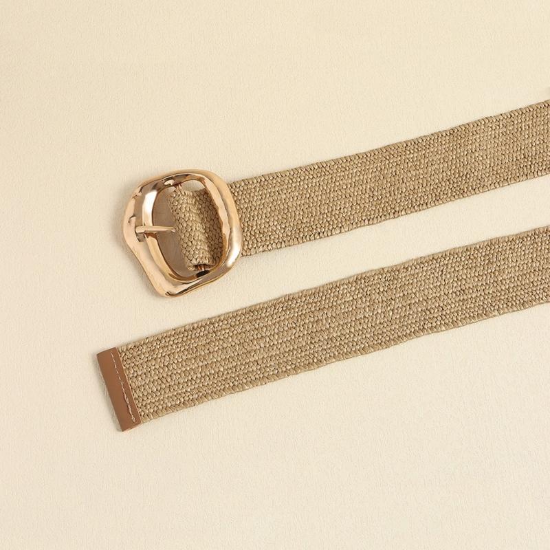 Woven Linen Women Waist Belt Fashion Waist Accessory for Skirts Dresses Bohemian Styles Waist Decoration for Festival