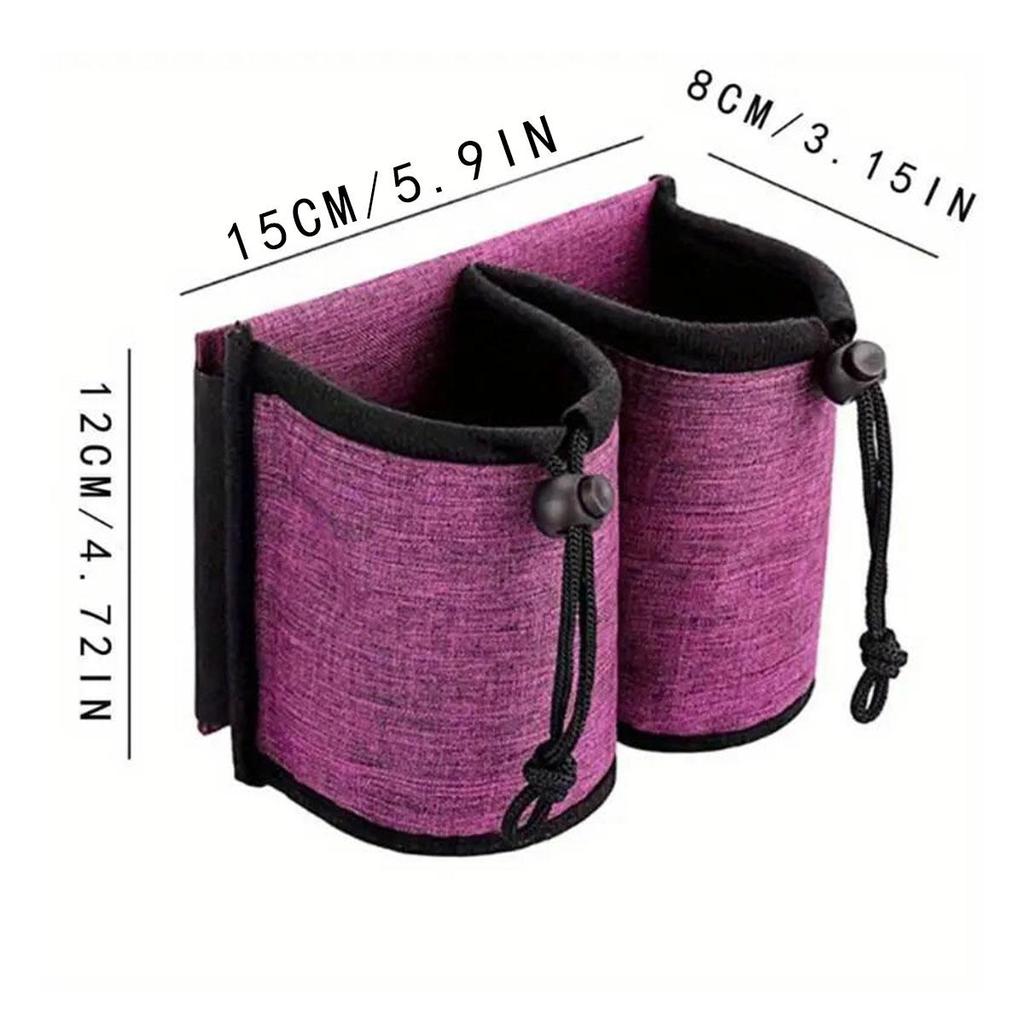 Travel Luggage Cup Holder Durable Free Hand Suitcase Drink Bag Travel Milk Tea Coffee Mugs Holder Fits All Suitcase Handles