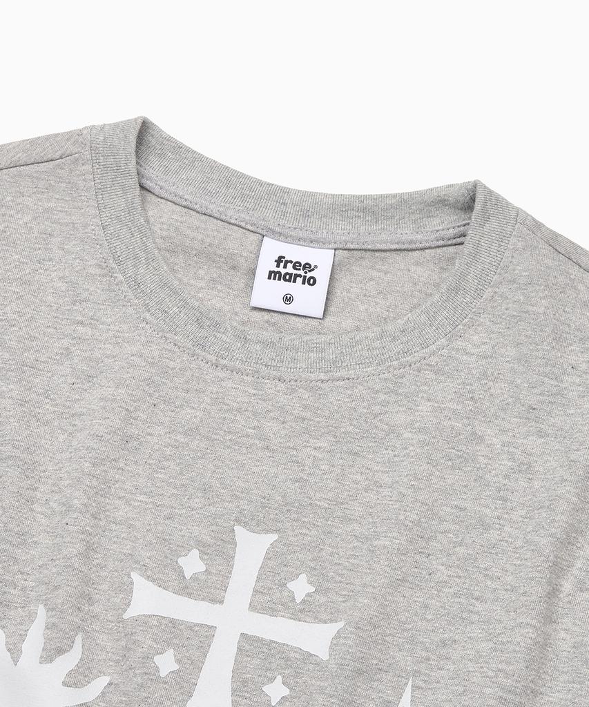 FREEMARIO Trinity Symbol T-Shirt [Gray]