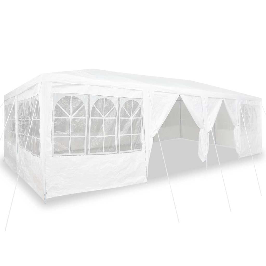 Partyzelt Weiß 800 x 400 x 266 cm Polyethylen