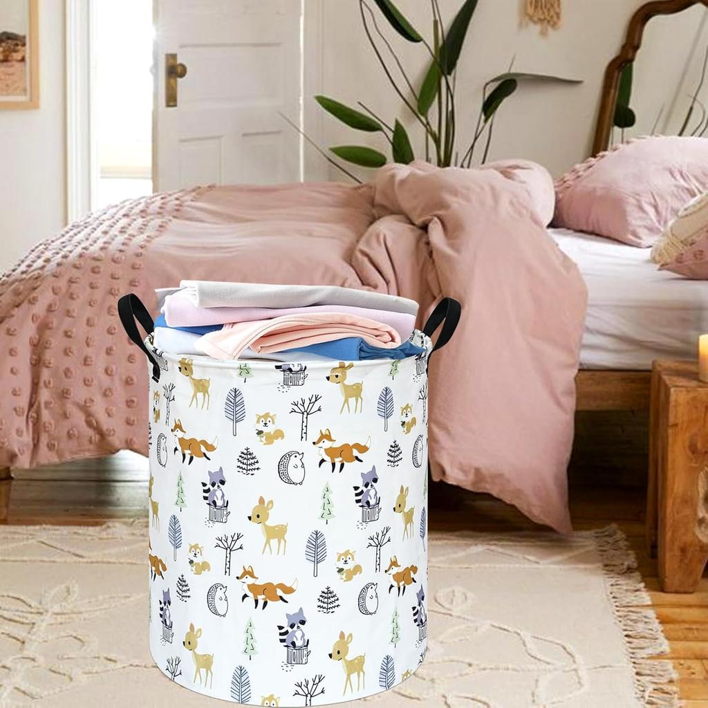 Round Laundry Basket Storage B Nursery Hamper Gift Baskets for Home,Office,Home Decor