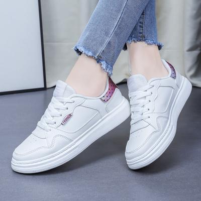 Spring New Women's Ins Street Shoes, Shallow Mouth Breathable Student Leisure Sports Shoes
