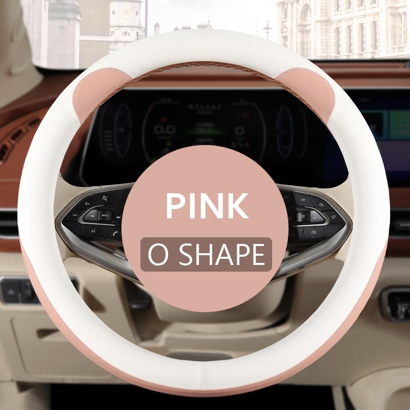 Universal 38CM Car Steering Wheel Cover Skidproof PU Leather Steering Wheel Case Anti-Slip 15 Inch Cover For golf/BMW/VW Cover