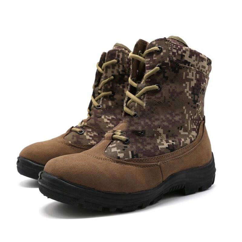 Men s High-Top Thermal Wool Snow Boots