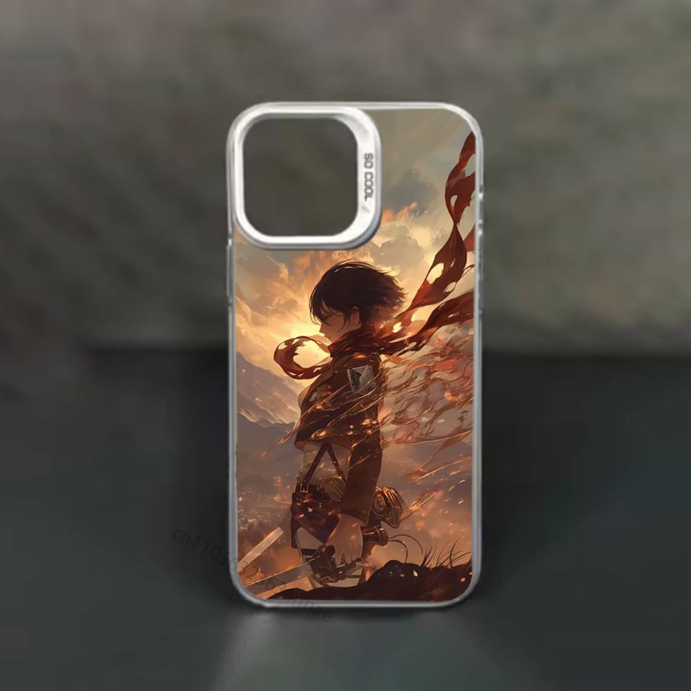 

Attack on T-Titan Mikasa Phone Case for iPhone 15 16 Pro Max Air SE 11 13 Pro 14 Plus 12 11Pro 15Pro Max 16e Cover iPhone15pro