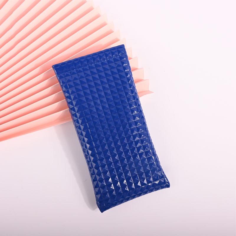 Leder Sonnenbrillenetui zum Zusammendrücken Tragbar Feder-Aufbewahrung Brillenetui Halter PU-Leder Sonnenbrillen Brillen Tasche Leseetui