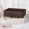 Oxford Cloth 18-Compartment Drawer Organizer for Socks & Underwear