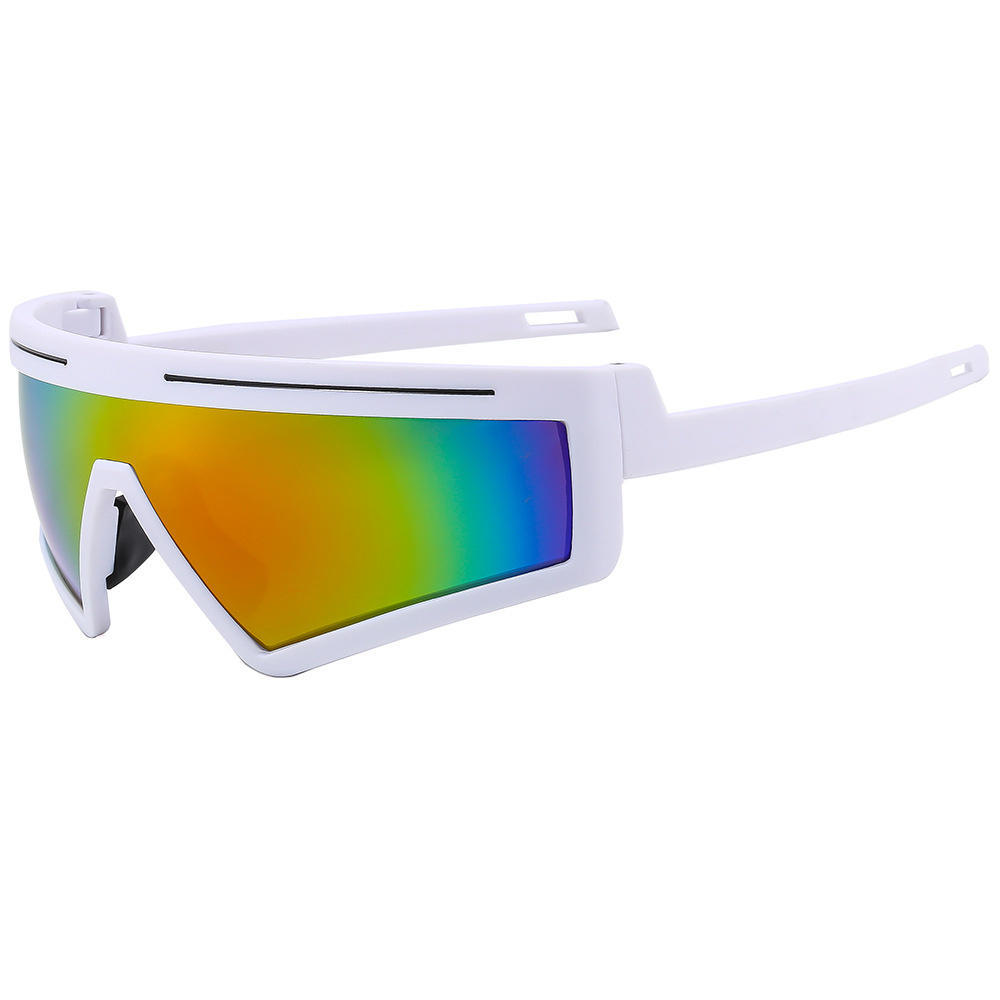 Road Glasses Cycling Goggles Mountain Cycling Glasses Windproof Sports Eyewear For Mountain Biking UV Outdoor белый