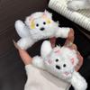 West Highland Terrier Plush Hair Clip - Cute Cartoon Puppy Accessory for Girls