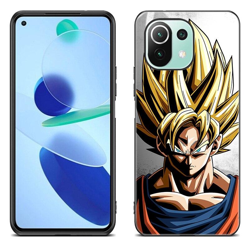 Anime Son Goku Ultra Instinct Phone Case For Xiaomi Mi POCO X3 NFC F3 GT M3 11i 11 Ultra 10T Pro A2 11 Lite Redmi K40 K20 7 7A