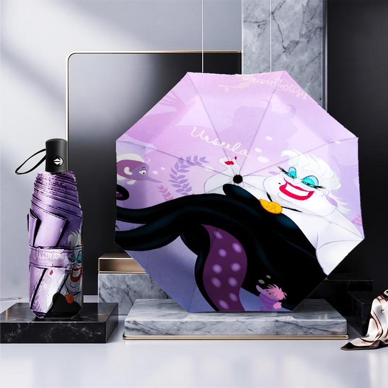 Sea Witch's Tale Umbrella 8-Frame for Travel, Camping, Casual Lightweight Portable Umbrella, Essential for Every Family Holidays Gift