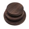 3pcs Wood Plant Stand Flower Pot Holder Aromatherapy Candle Display Modern Round Wood Riser for Bath