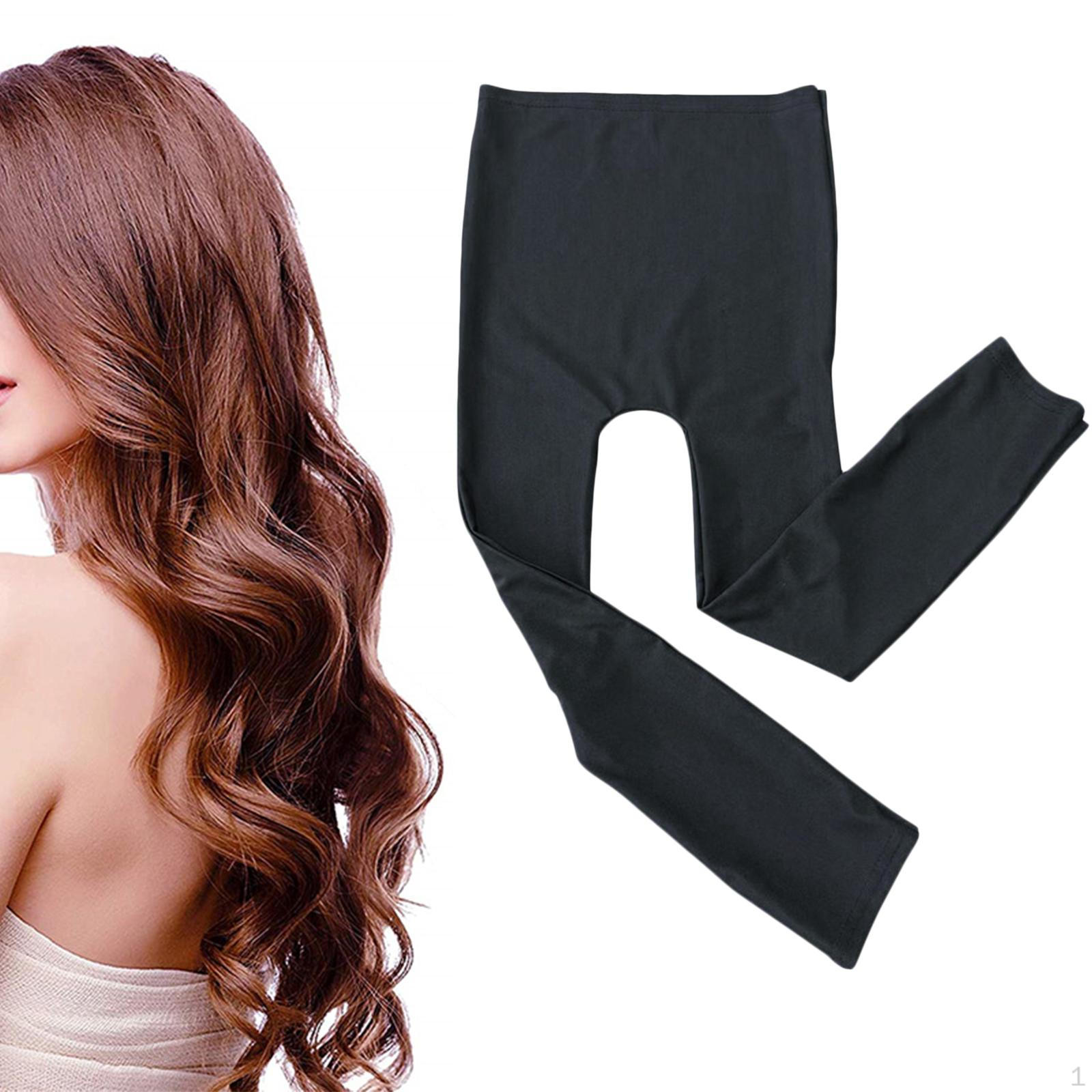 Curler Trouser Shaped Wrap Head Big Comfortable Heatless Curling Rod Headband чёрный