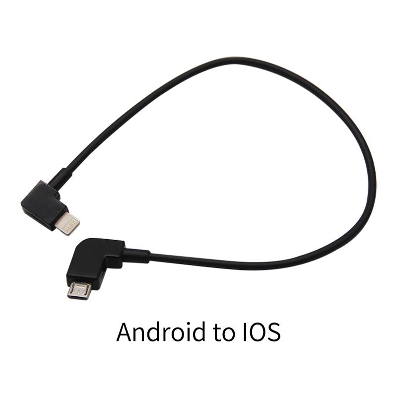 

Кабель передачи данных для DJI Spark/MAVIC Pro/Mavic 2 Air Control Micro USB to Lighting/type C/Micro USB line для iPhone для планшета для xiaomi