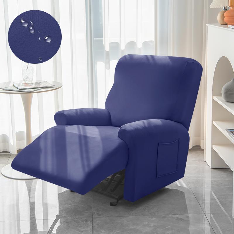 Stretch Recliner Chair Cover Solid Color Anti-dust Sofa Cover All-inclusive Single Sofa Slipcover Protector for Living Room
