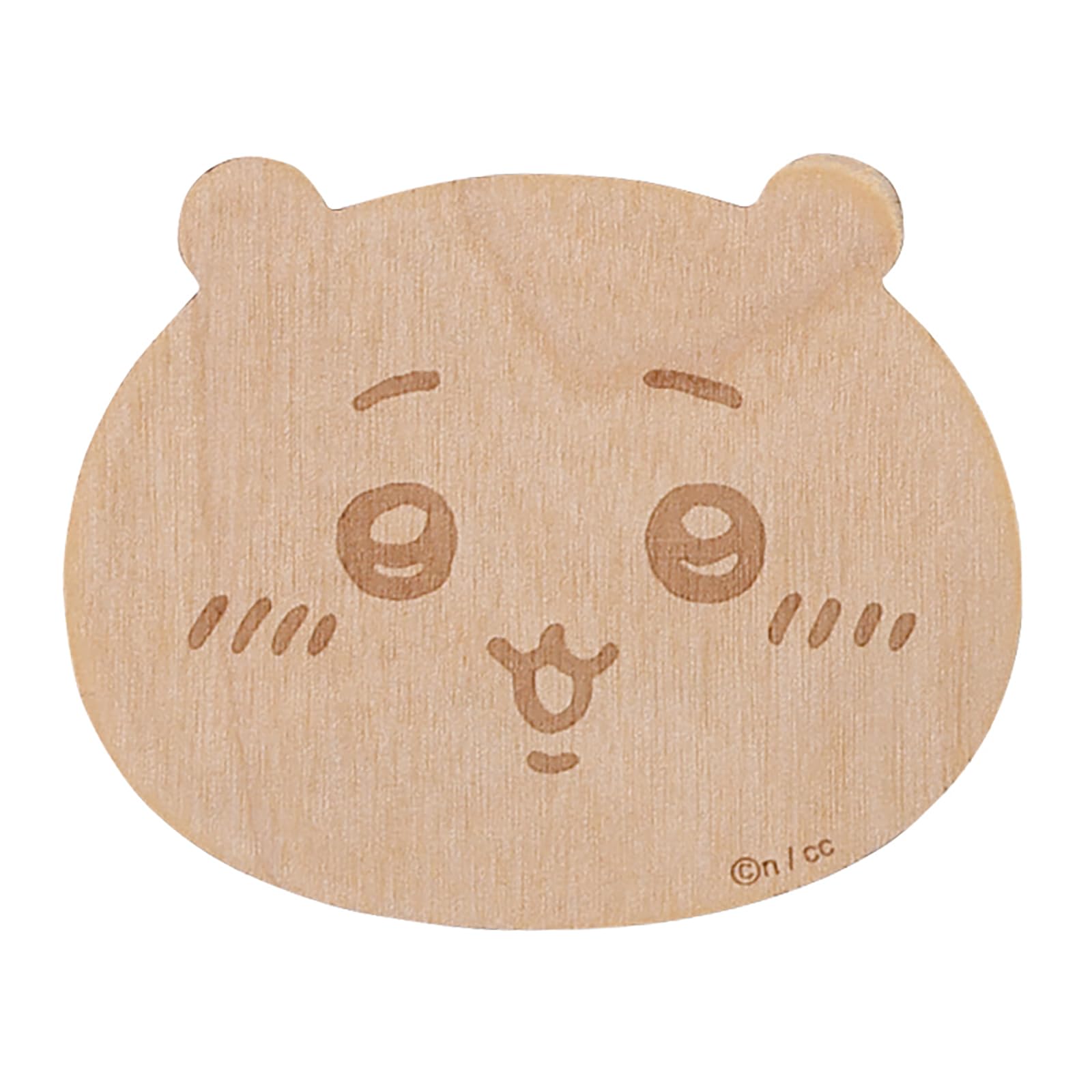 

Chikawa Official Licensed Wooden Coaster, 9x8cm, Brown - Cute Anime Merchandise, Homeware, Kitchen Decor, CKW11-346