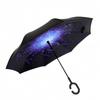 Double-Layer Reverse Umbrella with Standable Handle - Large, Durable, Sun & Rain Protection for Men & Women
