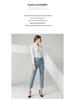 Elegant V-neck Long-Sleeve White Shirt for Women - Chic and Professional Style