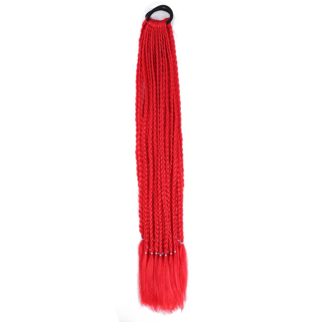 Colorful Braid Hair Extensions Rubber Bands Rainbow Braid Synthetic Wigs  Accessories Women Girls Party Cosplay Festive Dress Up