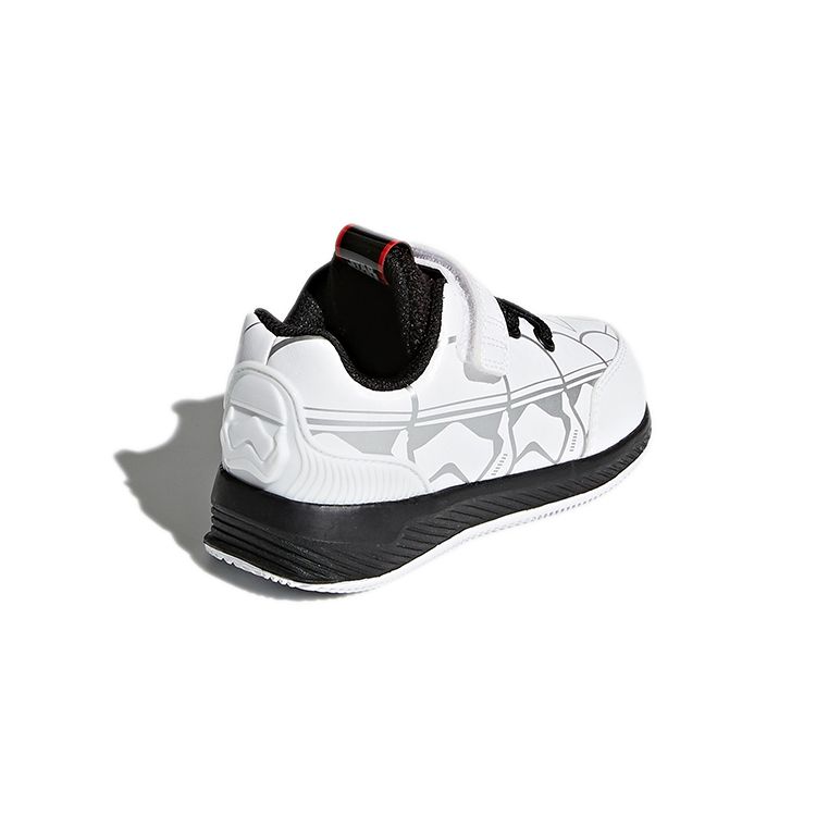 Adidas Star Wars X  Rapidarun Durable Low-Top Walking Shoes Baby Shoes White Black CQ0120