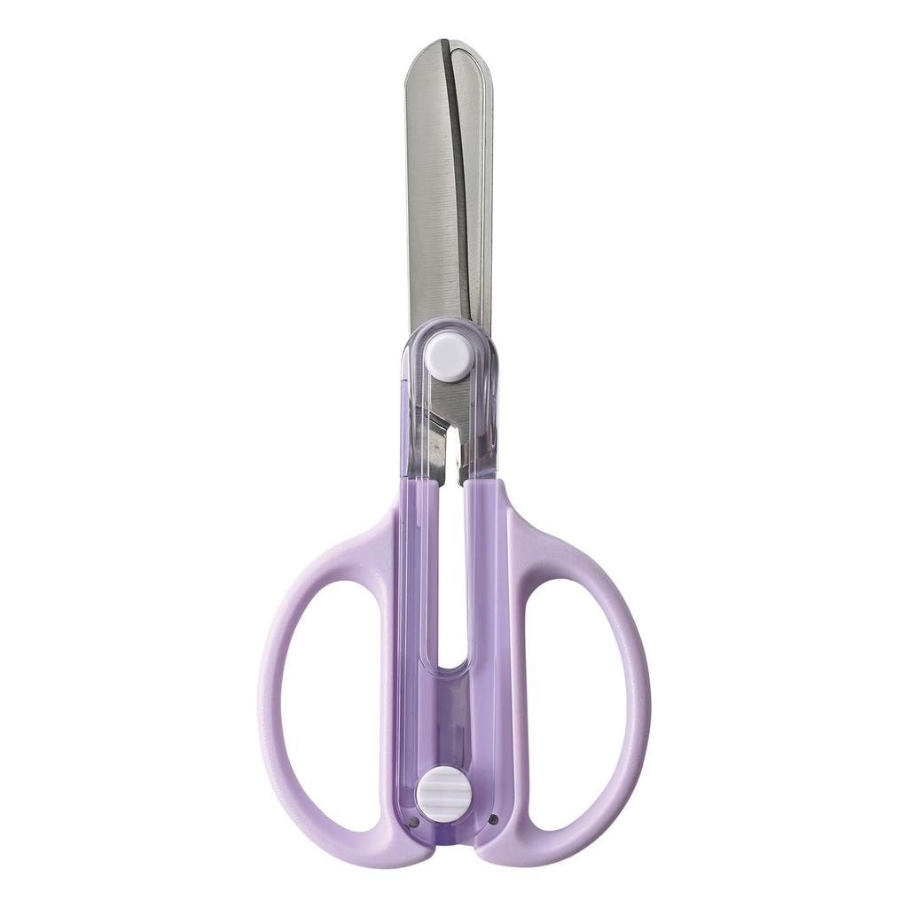 Kutsuwa Kwtra Safety Scissors with Integrated Cap Kids Purple SS122PU