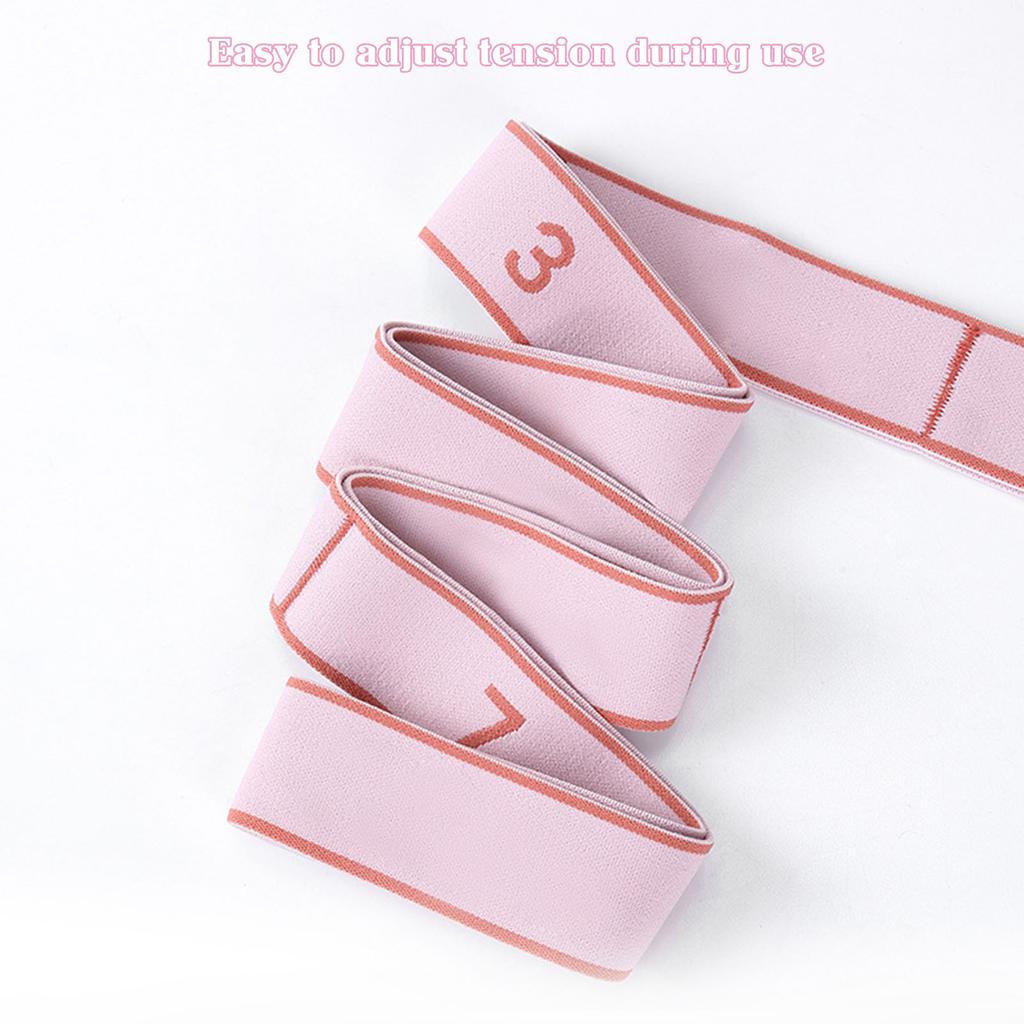 Resistance Bands Set For Dance Training Stretching Yoga Exercise With Numbered Segments For Kids And Adults
