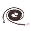Horse Lunge Line with Rotating Snap Buckle Cowhide Webbing Comfortable Grip Long Horse Training Rope for Daily Training