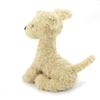 Rozkošné chlupaté vlasy Highland Yellow Terrier Plyšový plyšový měkký štěně Plyšová hračka Vycpaná realistická zvířátka Baby Appease Sleep Doll