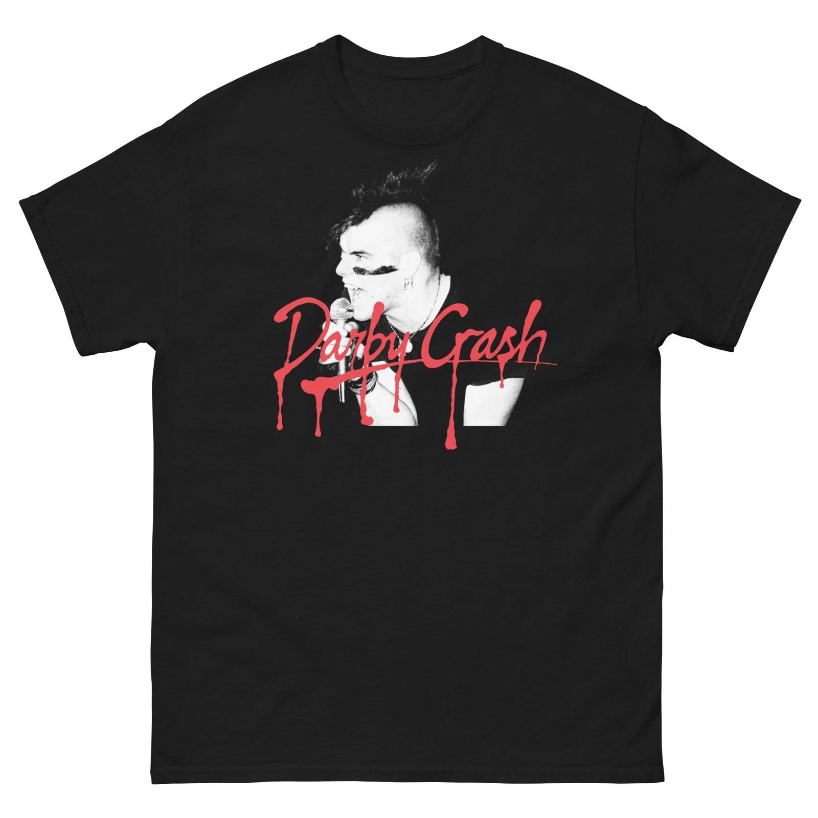 Darby Crash Black Graphic T Shirt Unisex classic tee S