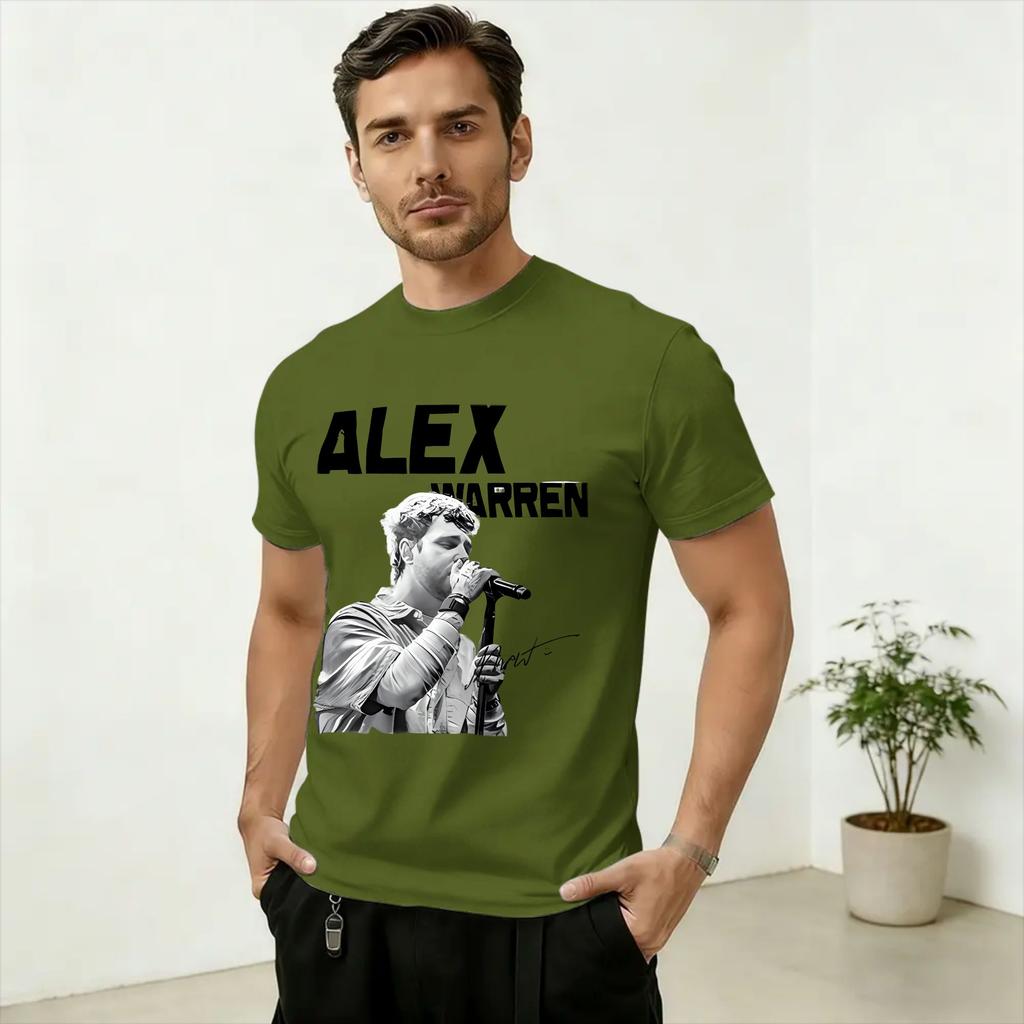 Alex Warren Finding Friday On the Road Tour 2026 Cotton T Shirt For Unisexs Summer Y2K Retro TShirts Crew Neck Tee Shirt Oversize