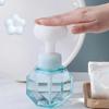 300ml Liquid Soap Dispenser Flower Shape Foam Foaming Pump Empty Bottle Plastic Clear Bottle Shower Gel Foam Pump Bottle