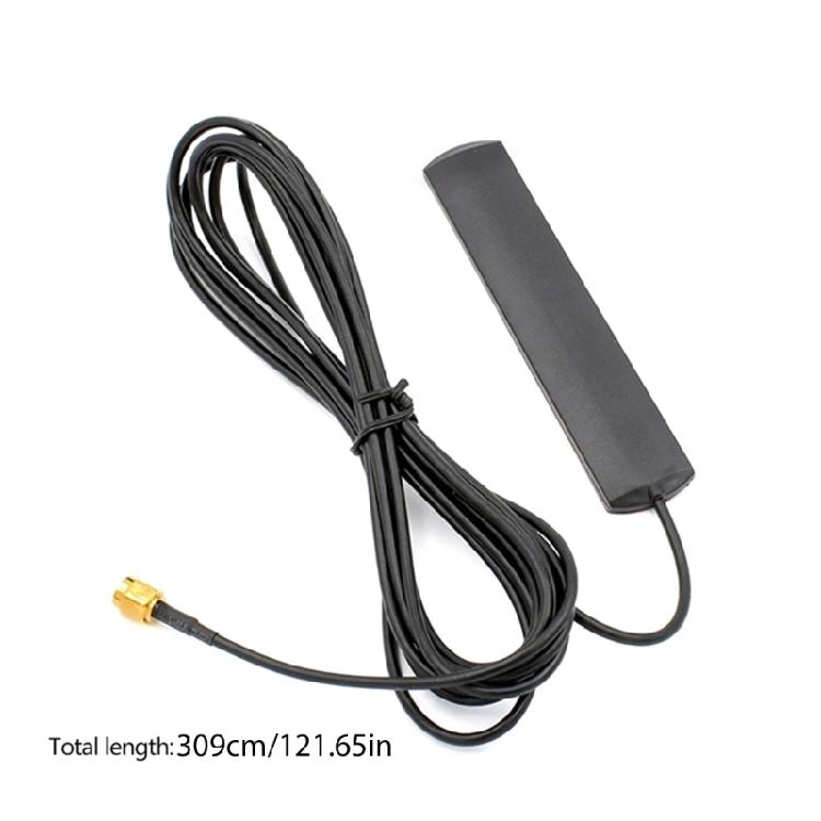 Universal Car Vehicle 4G GSM Patch Antenna SMA Male Connector Adhesive Mount